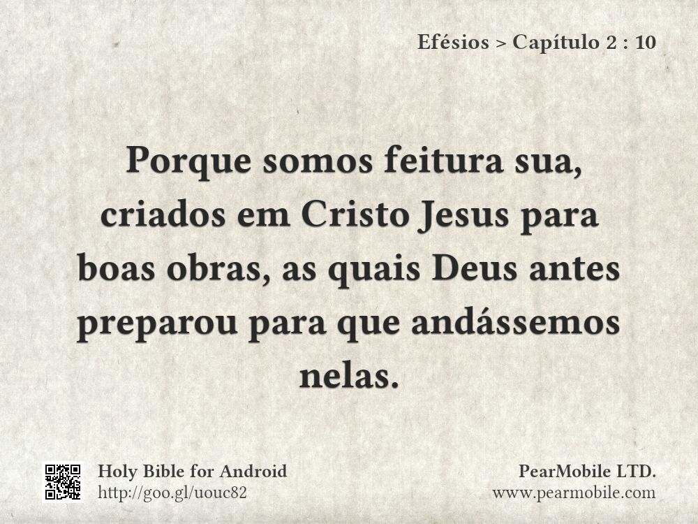 Efésios, Capítulo 2:10